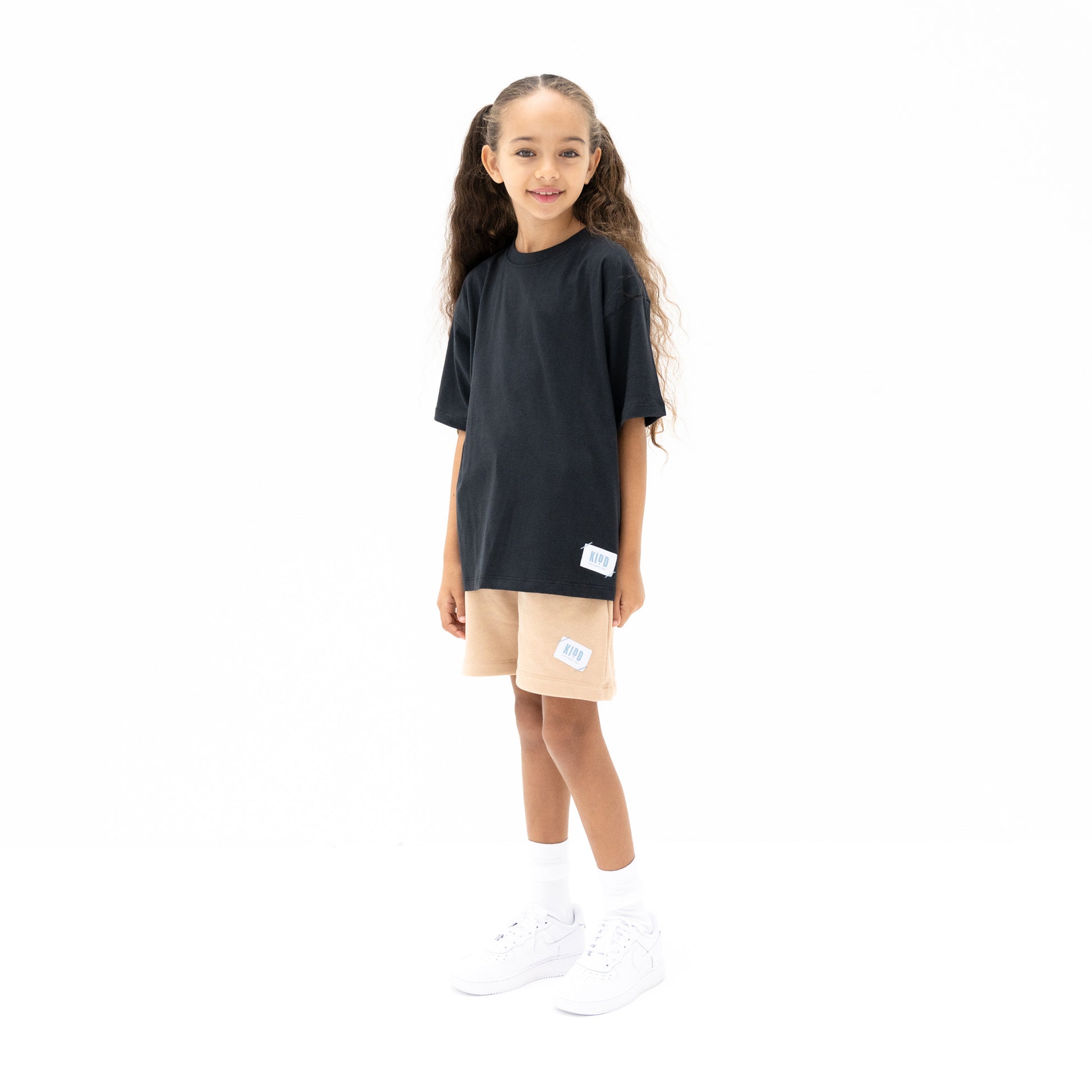 KIDD, @kidd.ae e-shop conceptual children’s brand genderless clothing I AM t-shirt color black Dubai